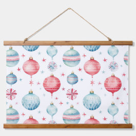 Twinkle Treetop Schätze Weihnachten Wandteppich Mit Holzrahmen