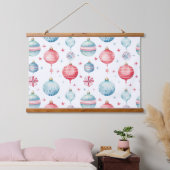 Twinkle Treetop Schätze Weihnachten Wandteppich Mit Holzrahmen (Schlafzimmer)