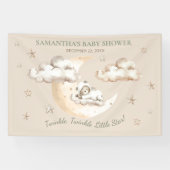 Twinkle Twinkle Baby Dusche Banner (Horizontal)
