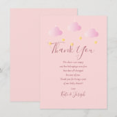 Twinkle Twinkle Baby Girl Pink Danke Gedicht (Vorne/Hinten)