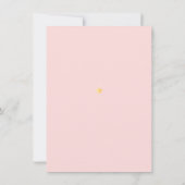 Twinkle Twinkle Baby Girl Pink Danke Gedicht (Rückseite)