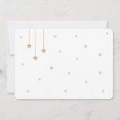 Twinkle Twinkle Babydusche Einladung (Rückseite)