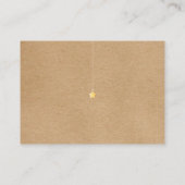 Twinkle Twinkle Book Request Baby Dusche Begleitkarte (Rückseite)