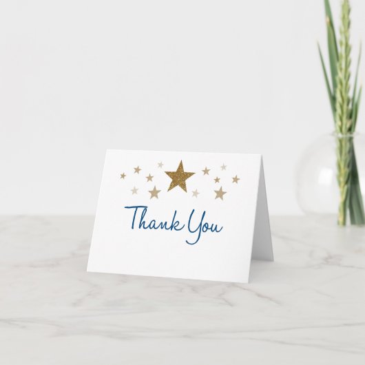 Twinkle Twinkle Danke Note Card (Vorderseite)