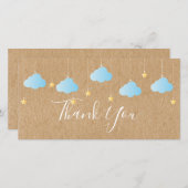 Twinkle Twinkle Danke Rustic Kraft Boho (Vorne/Hinten)