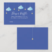 Twinkle Twinkle Diaper Raffle Baby Dusche Begleitkarte (Vorne/Hinten)