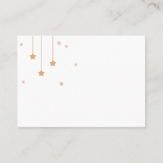 Twinkle Twinkle, Einladung (Rückseite)