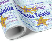 Twinkle Twinkle Graphics with Stars Geschenkpapier (Rolleneckpunkt)