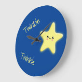 Twinkle Twinkle Große Wanduhr (Winkel)