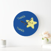 Twinkle Twinkle Große Wanduhr (Zuhause)