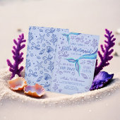Twinkle Twinkle Iridescent Ocean Meerjungfrau Lila Einladung