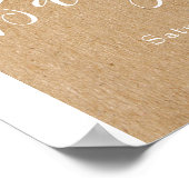 Twinkle Twinkle Kinderdusche / Sprinkle Empfang Poster (Ecke)