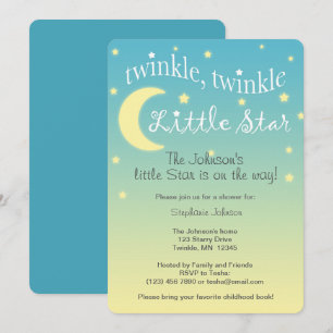 Twinkle Twinkle Kleine Gender-neutral laden Einladung