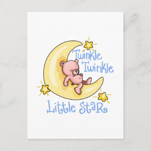 TWINKLE TWINKLE KLEINE STAR POSTKARTE