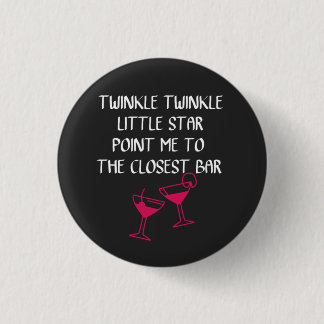 Twinkle Twinkle Kleiner Stern - lustige Trinkkurse Button