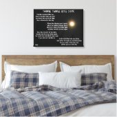 TWINKLE TWINKLE KLEINES STAR Gedicht Leinwanddruck (Insitu (Schlafzimmer))