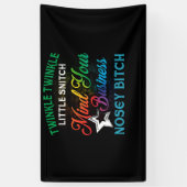 Twinkle Twinkle Little Snitch Mind Your Business N Banner (Vertikal)