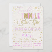 Twinkle Twinkle Little Star 1. B'day Einladung (Vorderseite)