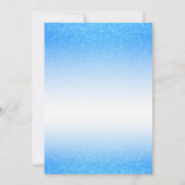 Twinkle Twinkle Little Star - Baby Boy Dusche Einladung (Rückseite)