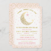 Twinkle Twinkle Little Star Baby Dusche Brunch Einladung (Vorne/Hinten)