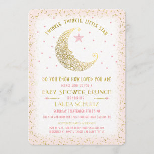 Twinkle Twinkle Little Star Baby Dusche Brunch Einladung
