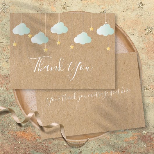 Twinkle Twinkle Little Star Baby Dusche Dankeskarte