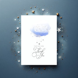 Twinkle Twinkle Little Star Baby Dusche Dankeskarte