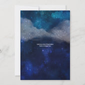 Twinkle Twinkle Little Star Baby Dusche Einladung (Rückseite)