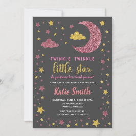 Twinkle Twinkle Little Star Baby Dusche Einladung