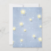 Twinkle Twinkle Little Star Baby Dusche Einladung (Rückseite)