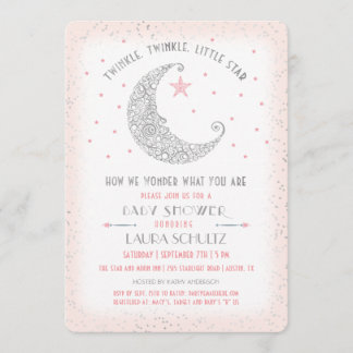 Twinkle Twinkle Little Star Baby Dusche Einladung