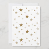 Twinkle Twinkle Little Star Baby Dusche Einladung (Rückseite)