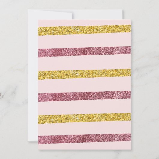 Twinkle Twinkle Little Star Baby Dusche Einladung (Rückseite)