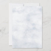 Twinkle Twinkle Little Star Baby Dusche Einladung (Rückseite)