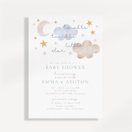 Twinkle Twinkle Little Star Baby Dusche Einladung