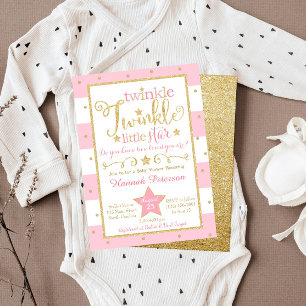 Twinkle Twinkle Little Star Baby Dusche Einladung