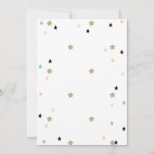 Twinkle Twinkle Little Star Baby Dusche Einladung (Rückseite)