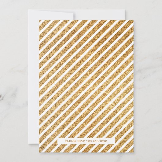 Twinkle Twinkle Little Star Baby Dusche Einladung (Rückseite)