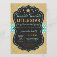 Twinkle Twinkle Little Star Baby Dusche Einladung