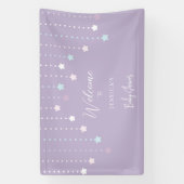 Twinkle Twinkle Little Star Baby Dusche Empfang Banner (Vertikal)