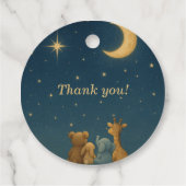 Twinkle Twinkle Little Star Baby Dusche Geschenkanhänger (Rückseite)