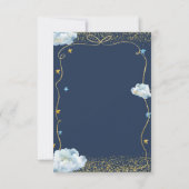 Twinkle Twinkle Little Star Baby Dusche Handgezeic Einladung (Rückseite)