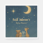 Twinkle Twinkle Little Star Baby Dusche Napkins Serviette (Vorderseite)