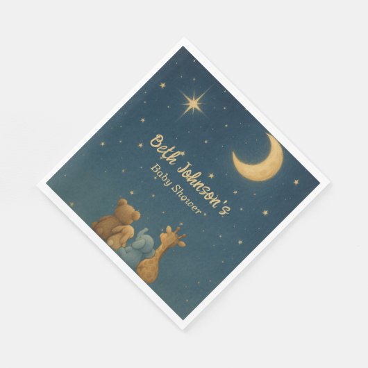 Twinkle Twinkle Little Star Baby Dusche Napkins Serviette (Ecke)