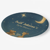 Twinkle Twinkle Little Star Baby Dusche Pappteller (Schrägansicht)