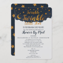 Twinkle Twinkle Little Star Baby Dusche per Mail