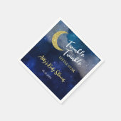 Twinkle Twinkle Little Star Baby Dusche Serviette (Ecke)