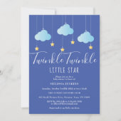 Twinkle Twinkle Little Star Baby Dusche / Sprinkle Einladung (Vorderseite)