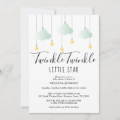 Twinkle Twinkle Little Star Baby Dusche Sprinkle Einladung (Vorderseite)