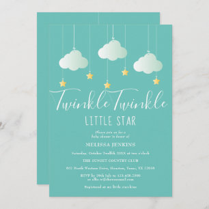 Twinkle Twinkle Little Star Baby Dusche / Sprinkle Einladung
